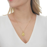 Cordao Corrente Medalha Santo