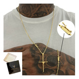Cordão De Moeda Antiga 24k + Pulseira Não Suja + Envio Hoje