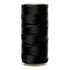 Cordão Encerado 1mm   Fio Cordone Preto   100 Metros   Nybc
