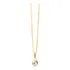 Cordão Feminino Bailarina Ouro 18k 45cm Pingente Coração 