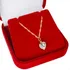 Cordão Feminino Ouro 18k750 45cm P De Luz Coração