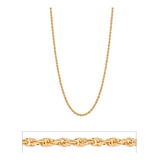 Cordao Folheado Ouro 18k