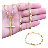 Cordao Masculino Pulseira Pingente