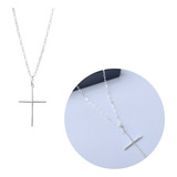 Cordao Pingente Crucifixo Prata