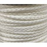Cordao Poliester Branco 5mm