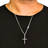 Cordao Prata Pura Masculino