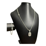 Cordao Pulseira Pingente Cadeado