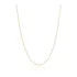 Cordão Rommanel 50 Cm Feminino Cadeado Fol Ouro 18k 531639 