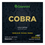 Cordas Viola Caipira Giannini