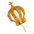 Coroa Maciça Para Nossa Senhora De 40cm A 60cm De Altura Cor Dourado