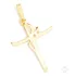 Corrente 45 Cm E Pingente Fé Long P Ouro 18k Linda