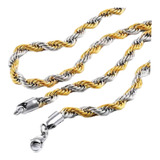 Corrente Aco Inox Trancada