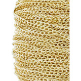 Corrente Alongadora 8mm Dourada 10 Metros