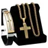 Corrente Bracelete Masculino Crucifixo J-1354 Aço Inox 316l