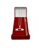 Corrente Cadeado Pulseira Com