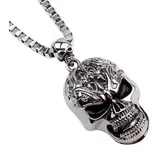 Corrente Colar Caveira Skull