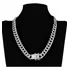 Corrente Colar Cravejado Hip Hop Ice Trap Qualidade Premium