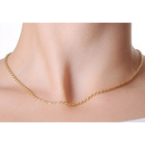 Corrente Colar Feminino Cordao