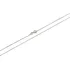 Corrente Colar Gargantilha Feminina Em Ouro Branco 18k 40cm