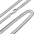 Corrente/cordão Cobra Aço Cirúrgico Inox Prata Escamada Cor Prateado