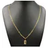 Corrente Cordão Masculino Banhado A Ouro 18k + Medalha Cor Dourado
