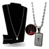 Corrente Correntinha Fina Masculina Cordão Baiano Torcido Masculino 70cm Conjunto Pulseira Pingente Plaquinha Oração Pai Nosso Aço Inox Inoxidável Cirúrgico Antialérgico Kit Presente Prata Prateado