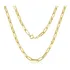 Corrente De Ouro 18k - 750 Masculina Elos Alongados 60cm