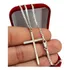 Corrente De Prata Escama Peixe Fina Com Cruz Palito Lisa 2mm