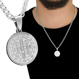 Corrente E Pingente Medalha