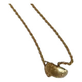 Corrente Em Ouro 18k, Com Lindo Pingente, Nova De Dubai