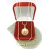Corrente Feminina 40cm 1mm + São Bento Folheado Ouro Cr212 Cor Dourado