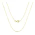 Corrente Feminina De Ouro 18k - 750 Zeta Balãozinho 45cm Cor Amarelo