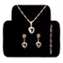 Corrente Feminina+ Pulseira+ Brinco Folheado A Ouro Promoção