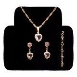 Corrente Feminina Pulseira Brinco