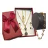Corrente Feminina + Pulseira + Brincos Folheados A Ouro