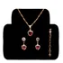 Corrente Feminina+ Pulseira+ Par De Brincos Folheados A Ouro