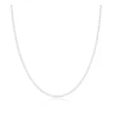 Corrente Grumet 45cm Prata