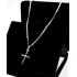 Corrente Grumet Prata 925 Masculina 70cm Pingente Crucifixo