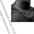 Corrente Homem Moderno Aço Inox 60cm Casual Masculina 3mm