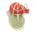 Corrente Masculina 60cm 4mm Cruz Pulseira Folhead Ouro Cr624