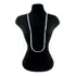 Corrente Masculina 60cm 4mm Largura Folheada Prata Cr562