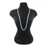 Corrente Masculina 60cm 4mm Largura Folheada Prata Cr848