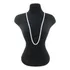 Corrente Masculina 60cm 4mm Largura Folheada Prata Cr849