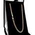 Corrente Masculina 70 Cm Grumet Dupla Elo Junto Ouro 18k 750