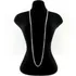 Corrente Masculina 70cm 4mm Largura Folheada Prata Cr537