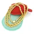 Corrente Masculina 70cm 6mm Largura Folheada Ouro Cr269 Cor Dourado