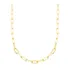 Corrente Masculina Cadeado 3mm 70cm Banhada Ouro 18k C/ Nf.