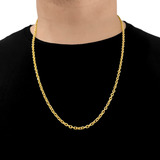 Corrente Masculina Cadeado 3mm