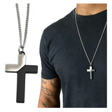 Corrente Masculina Colar Crucifixo