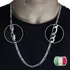 Corrente Masculina Prata 925 Grumet 3x1 Italiana 5mm Maciça